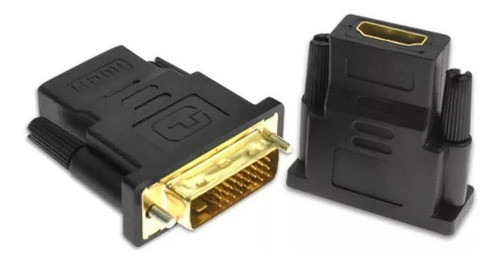 Ficha Dvi-d Macho A Hdmi Hembra Calidad Premium 0