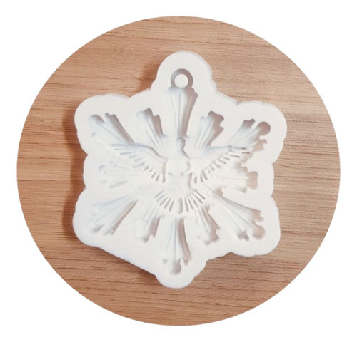 Molde De Silicone Pingente Espirito Santo 0