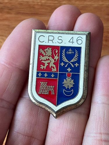Insignia Distintivo Policia Francia C R S 46 0