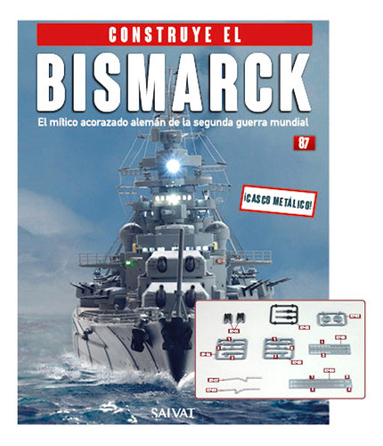 Construye El Bismarck Escala 1:200  - Salvat - Entrega N° 87 0