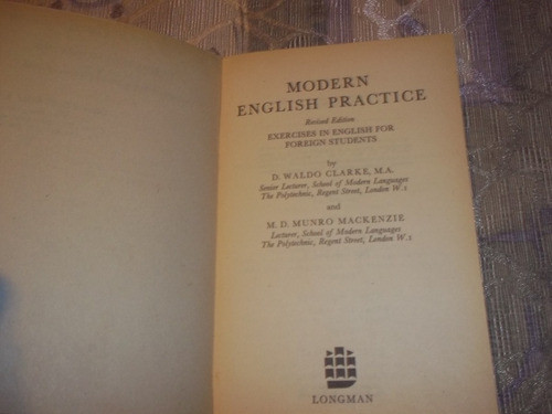 Modern English Practice - Waldo Clarke - Munro Mackenzie 1