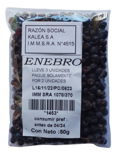 Enebro 50g Lleve 3 Pague Solo 2 0