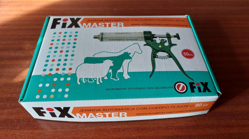 Jeringa Fix Master 50 Cc Automática Con Cuerpo De Plástico. 0