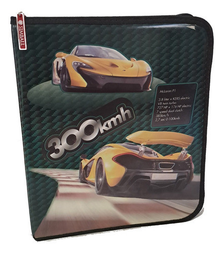 Carpeta Escolar Simball N3 Con 3 Anillos Y Cierre 0