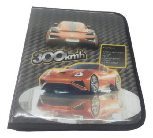 Carpeta Escolar Simball N3 Con 3 Anillos Y Cierre 1