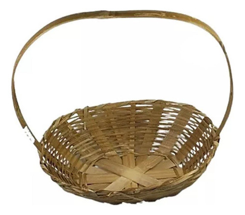 Cesta Bambu Galeto Cesta Pequena De Bambu Com Alça 0