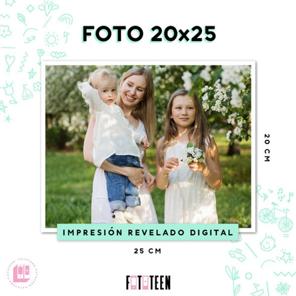 Impresión Revelado Digital Foto 20x25 Cm 0 Impresión Revelado Digital Foto 20x25 Cm 0