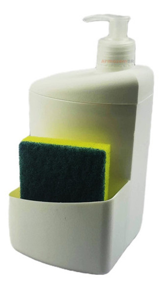Dispenser Porta Detergente 700ml Esponja Organizador Cozinha 0