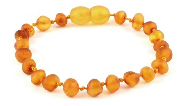 Pulseira / Tornozeleira De Âmbar Bebê Barroco Mel Rústico 0