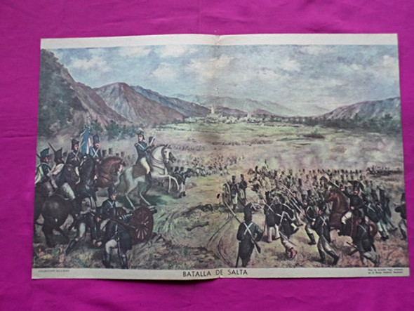 Lamina Billiken Batalla De Salta 0