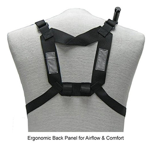 Coaxsher Radio Chest Harness Rig Para Radio De 2 Vías, Gps Y 1