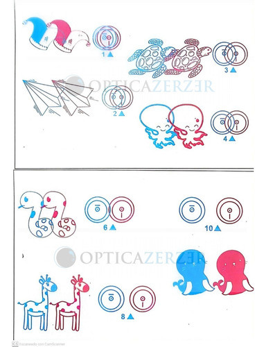 Anaglifos Fijos Para Terapia Visual 1