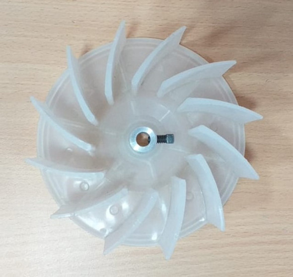 Turbina Plastica Para Extractor 15 Cm Diametro D - Eje 10 Mm 0