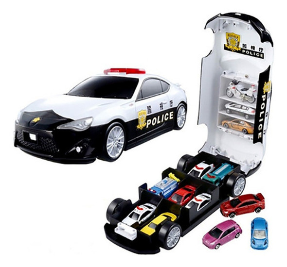 Juguete Niño Policia Auto Garage A Pilas Luces Sonidos- 8725 0