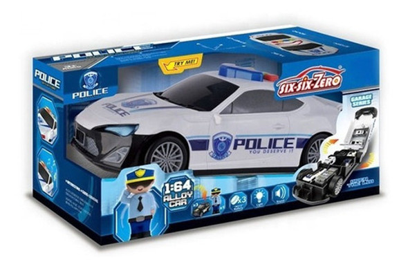 Juguete Niño Policia Auto Garage A Pilas Luces Sonidos- 8725 1