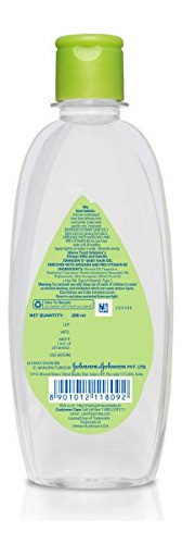 Johnsons Baby Hair Oil 200ml Clear 1