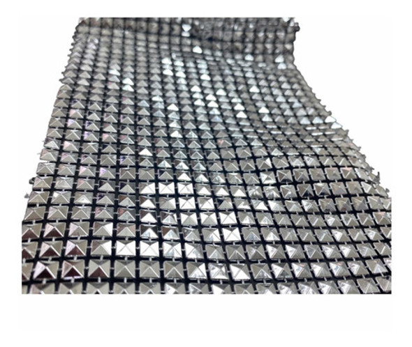 Galon Falso Strass 30 Lineas Piramide Deco Confeccion 1 Metr 1