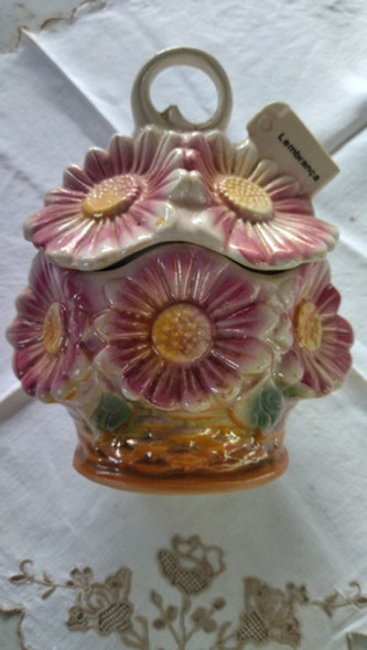 Bomboniere Em Louça Anos 60 Flores 0