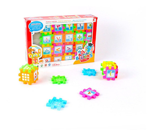 Juguete Puzzle Bloques De Aprendizaje Matemática Niño Niña 0