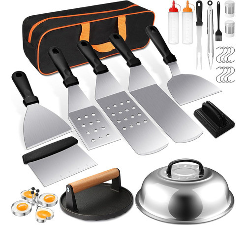Kit De Accesorios Para Parrilla, Incluye Spatula Y Más 0