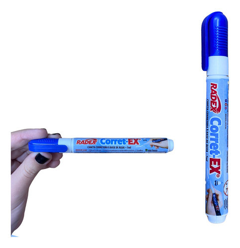Caneta Corretiva Secagem Rápida 7ml Branquinho Escolar 0