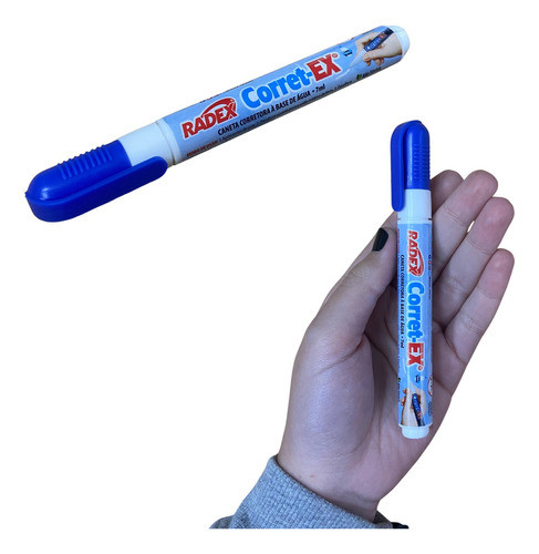Caneta Corretiva Secagem Rápida 7ml Branquinho Escolar 1
