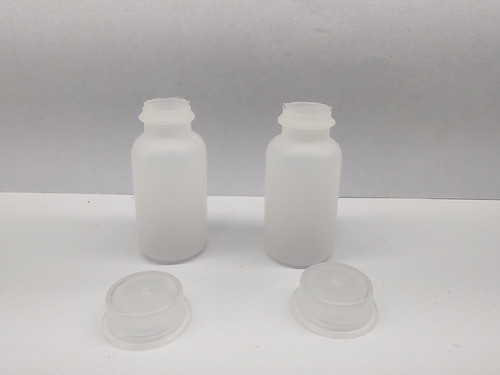 250 Frasco Flaconete 5ml Plástico Tampa Pressão 0