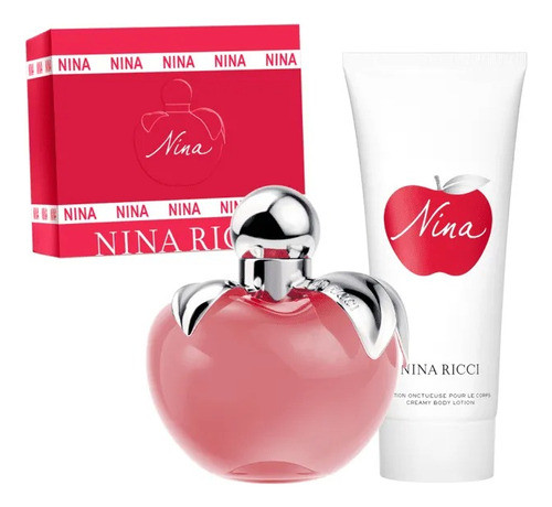 Cofre Perfume Nina Edt 80 Ml + Body Lotion 100 Ml For Her 0