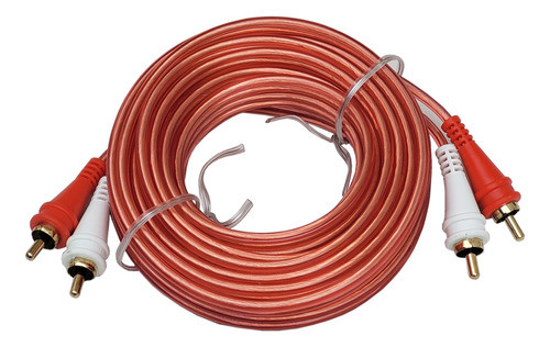 Cable Rca  Doble Macho-macho 6 Mts Libre Oxigeno Audiopipe 0