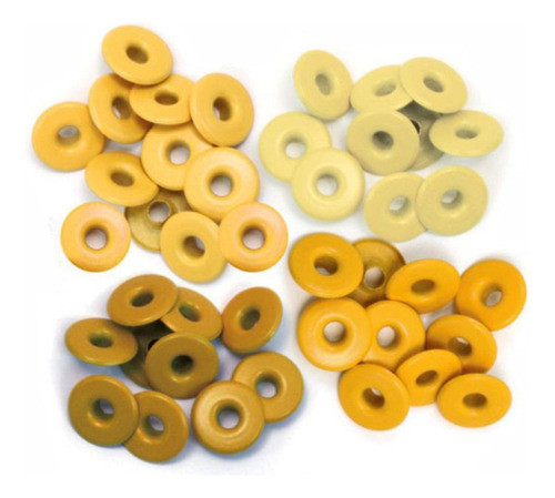 Ojalillos Amarillo P/papel Aluminio 3/16'' (0,5cms) 40 Unid. 0