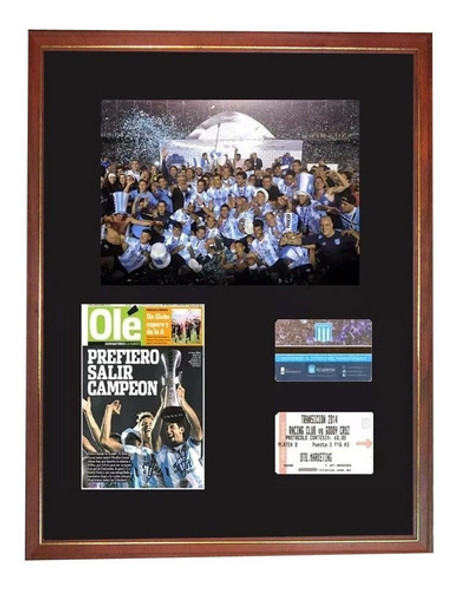 Racing Campeón Primera División 2014 Foto + Tapa + Entrada 0