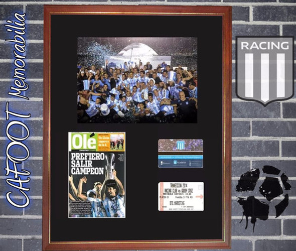 Racing Campeón Primera División 2014 Foto + Tapa + Entrada 1