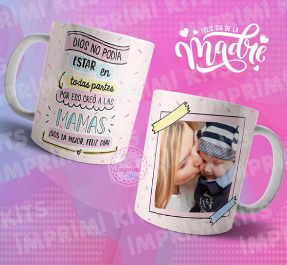 Plantillas Sublimar Tazas Día De La Madre Marco Para Foto #4 1