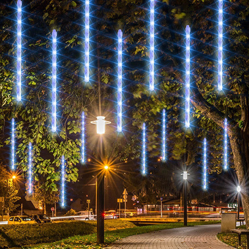 Dazzle Bright 288 Luces Led De Navidad, Luces De Lluvia De M 0