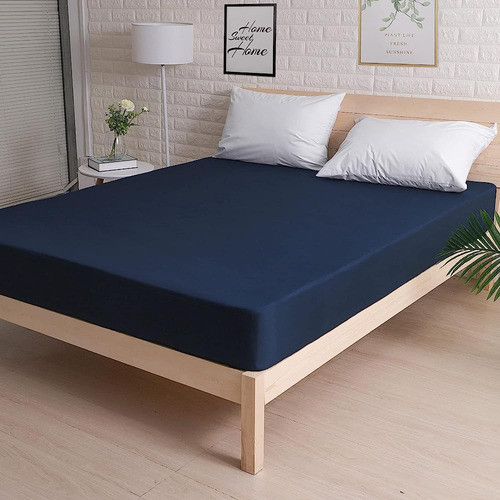 Forcheer Navy Protector De Colchón Impermeable Queen Encasem 1