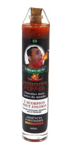 Molho De Pimenta Johnny`s Pepper Forte -50ml 0