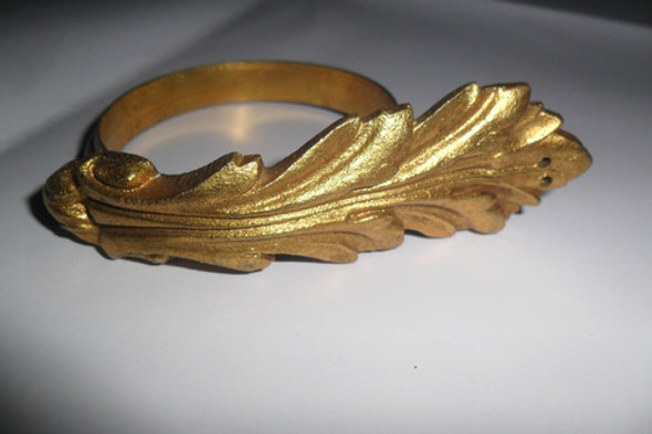 Pasacortina Agarradera Para Cortina Bronce Bronceria Relieve 0