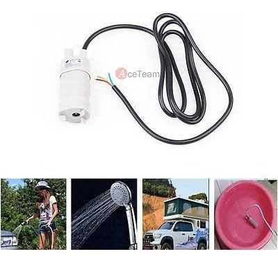 Dc 12v 600l/h 5m Sumergible Bomba Sumergible En Baño De Agua 1
