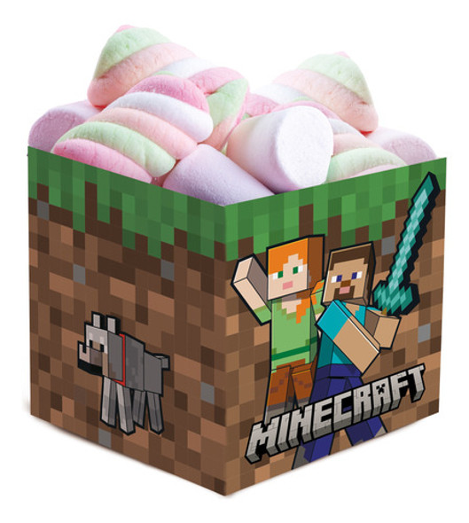 Cachepot - Festa Minecraft - Embalagem Promocional 0