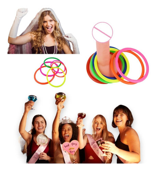 Acessório Despedida De Solteiro Chá Lingerie Pênis Argola 0