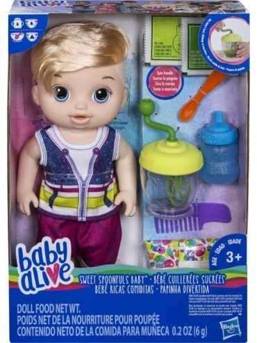 Muñeco Baby Alive Hasbro Ricas Comidita - Espacio Regalos 1