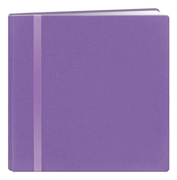 Pioneer Photo Albums Snapload 12x12 Fabric Ribbon Scrapbook, 0