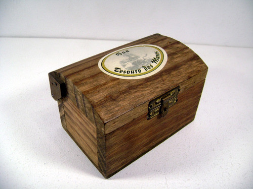 Bau Tesouro Dos Mares Adorno Baul Miniatura Brasil Boedo 1