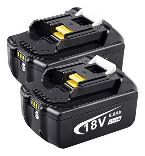 Paquete De 2 Baterías De Repuesto Bl1860 6000mah 0