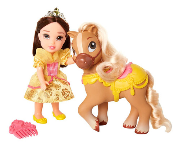 Muñeca Pettite Bella Con Pony- Princesa Original- 0