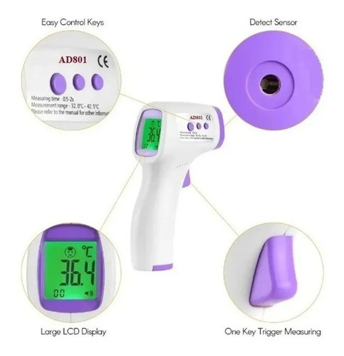 Termômetro Digital Laser Medidor Temperatura Envio Imediato 1