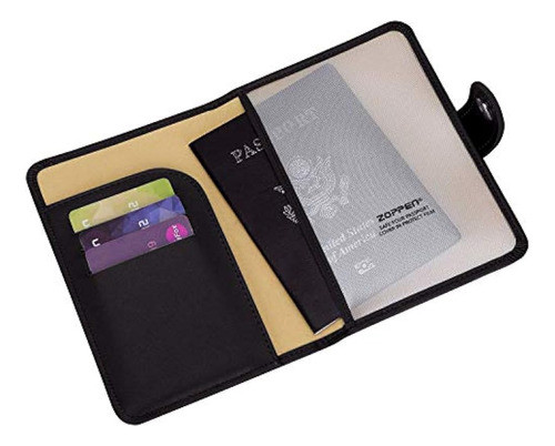 Zoppen Rfid Bloqueo Travel Pass Holder Cover Slim Id Card Ca 1