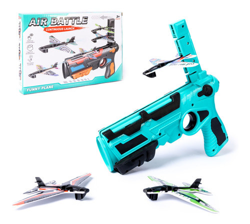 Arma Lanza Aviones Caja Aviones 4 Pcs 0