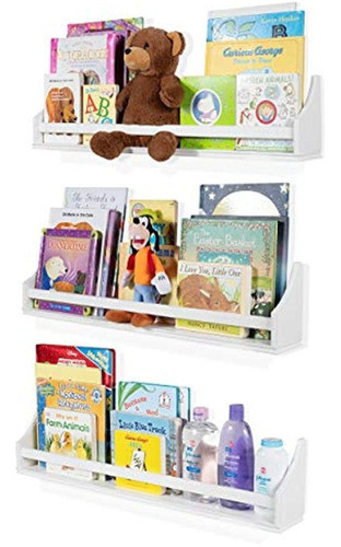 Estantes De Pared Para Decoración De Guardería, Juego De 3 E 0