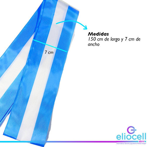 10 Bandas Argentina Jura A La Bandera Si Prometo 150cm X 7cm 1